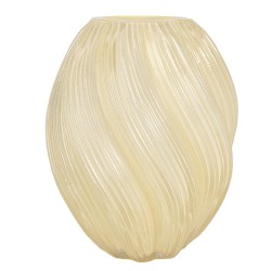 Clayre & Eef Vase Ø 17x21 cm Yellow Glass