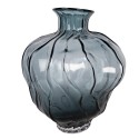 Clayre & Eef Vaso Ø 26x31 cm Blu Vetro