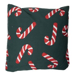 Clayre & Eef Cuscino decorativo 45x45 cm Verde Sintetico