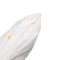 Clayre & Eef Cuscino decorativo 45x45 cm Bianco Sintetico