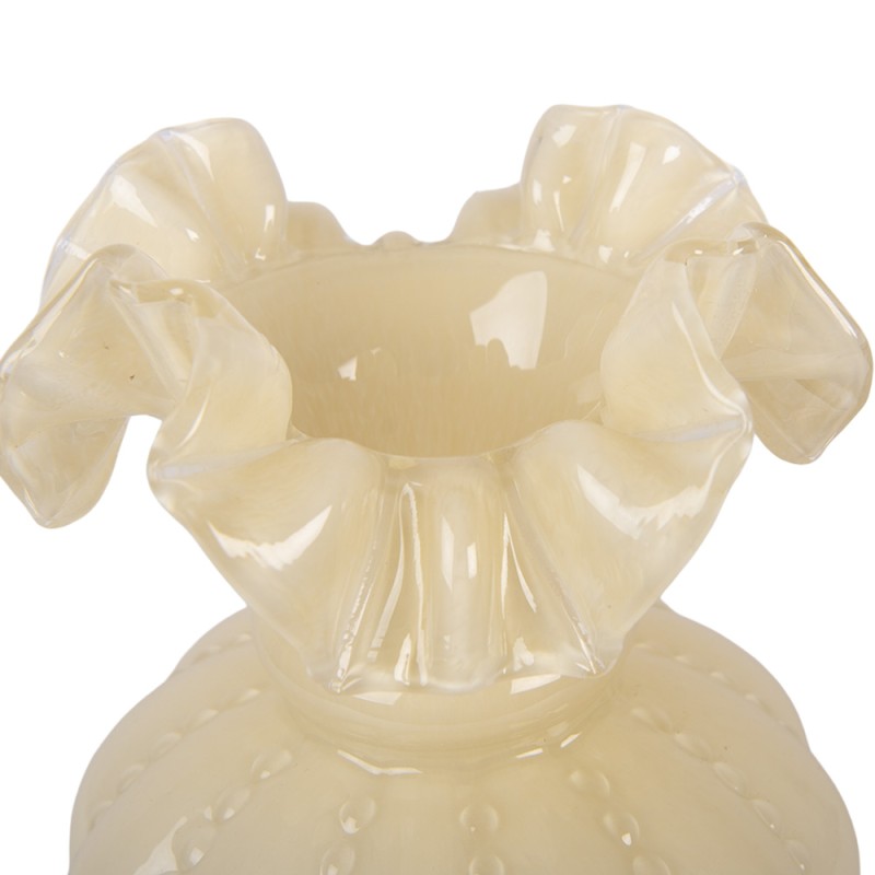 Clayre & Eef Vase Ø 15x20 cm Yellow Glass