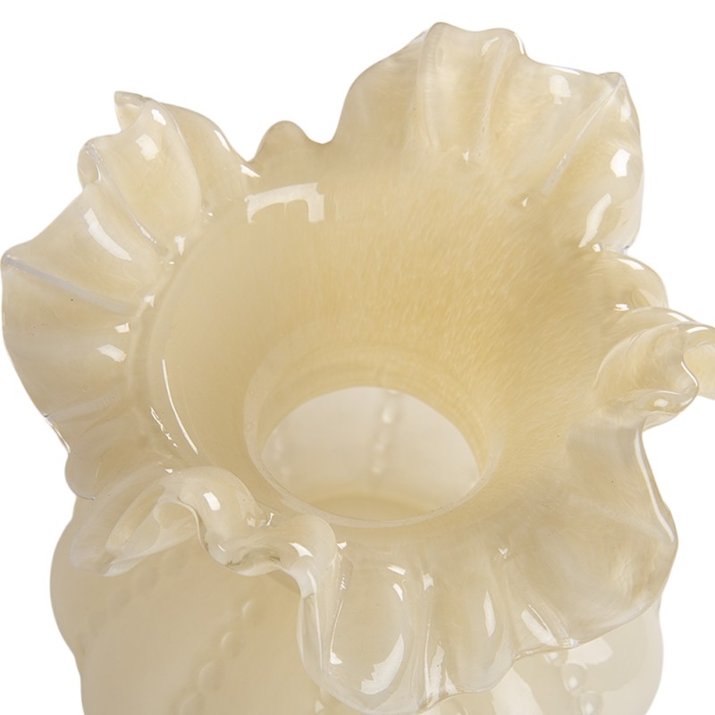 Clayre & Eef Vase Ø 15x20 cm Yellow Glass