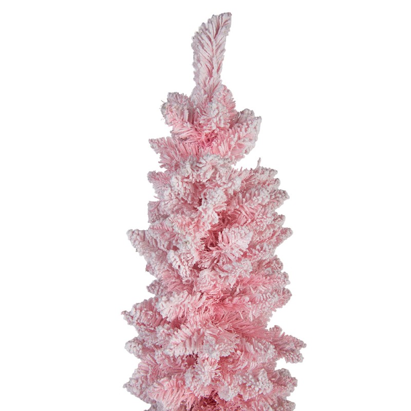 Clayre & Eef Albero artificiale Albero di Natale 30x30x120 cm Rosa Plastica