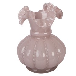 Clayre & Eef Vase Ø 15x20 cm Pink Glass