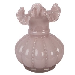 Clayre & Eef Vase Ø 15x20 cm Pink Glass