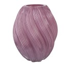 Clayre & Eef Vase Ø 17x21 cm Purple Glass