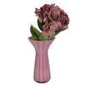 Clayre & Eef Vase Ø 14x23 cm Pink Glass