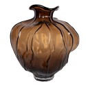 Clayre & Eef Vase Ø 26x31 cm Brown Glass