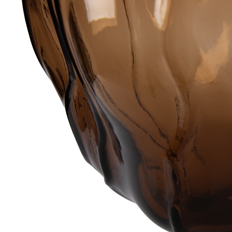 Clayre & Eef Vase Ø 26x31 cm Brown Glass