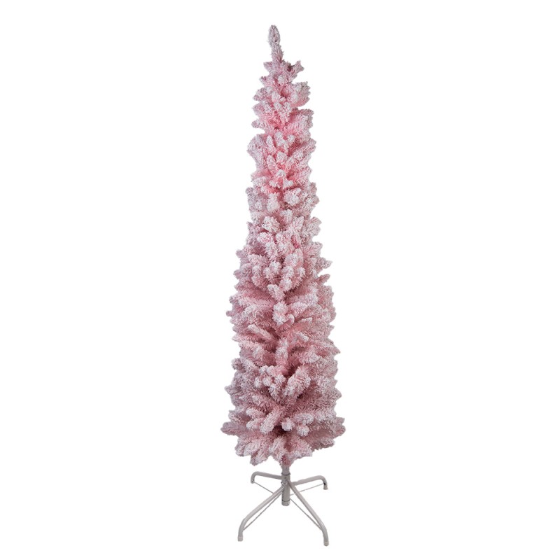 Clayre & Eef Albero artificiale Albero di Natale 50x50x180 cm Rosa Plastica