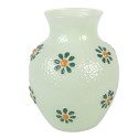 Clayre & Eef Vase Ø 13x16 cm Green Glass
