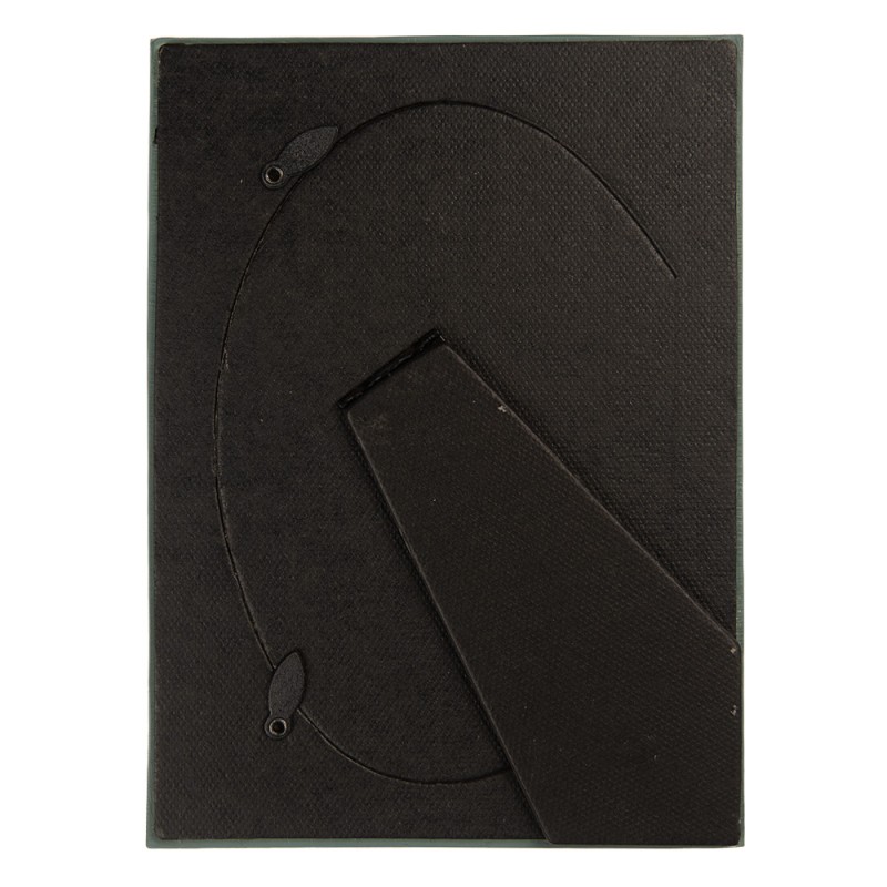 Clayre & Eef Cadre photo 10x15 cm Vert Plastique
