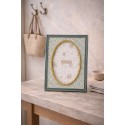Clayre & Eef Cadre photo 10x15 cm Vert Plastique