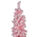 Clayre & Eef Kunstboom Kerstboom 30x30x120 cm Roze Kunststof