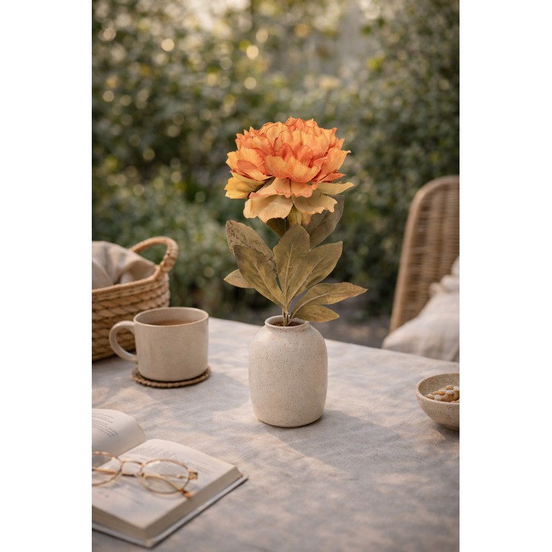 Clayre & Eef Kunstbloem 70 cm Oranje Kunststof