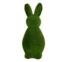 Clayre & Eef Decorative Figurine Rabbit Ø 10x25 cm Green Plastic