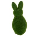 Clayre & Eef Decorative Figurine Rabbit Ø 7x14 cm Green Plastic