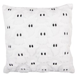 Clayre & Eef Decorative Cushion 45x45 cm White Synthetic