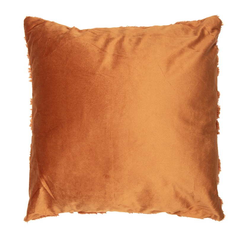 Clayre & Eef Cuscino decorativo 45x45 cm Arancione Sintetico