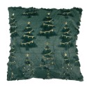 Clayre & Eef Decorative Cushion 45x45 cm Green Synthetic