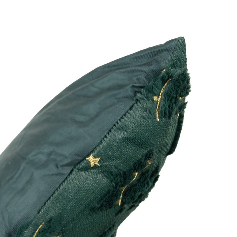Clayre & Eef Decorative Cushion 45x45 cm Green Synthetic