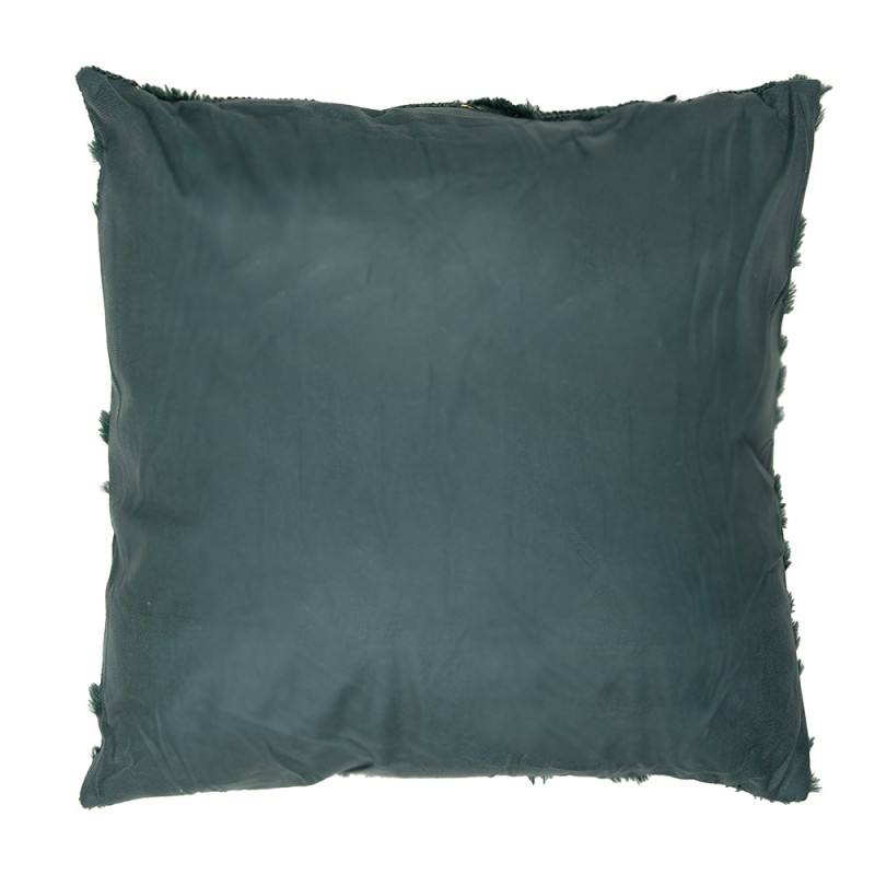 Clayre & Eef Decorative Cushion 45x45 cm Green Synthetic