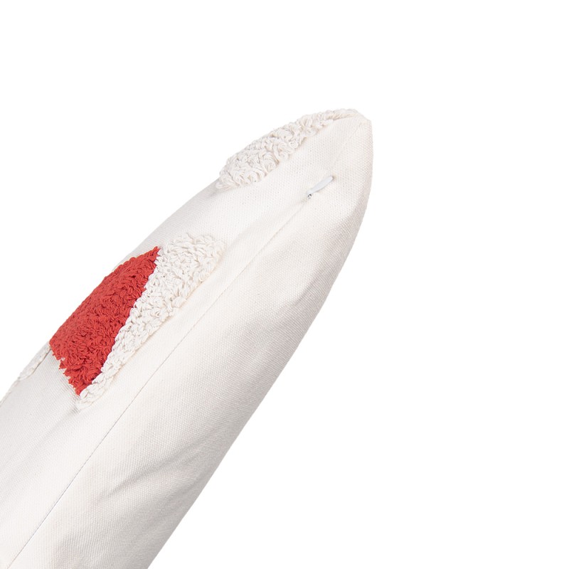 Clayre & Eef Coussin 45x45 cm Blanc Synthétique