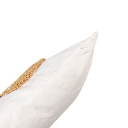 Clayre & Eef Cuscino decorativo 45x45 cm Bianco Sintetico