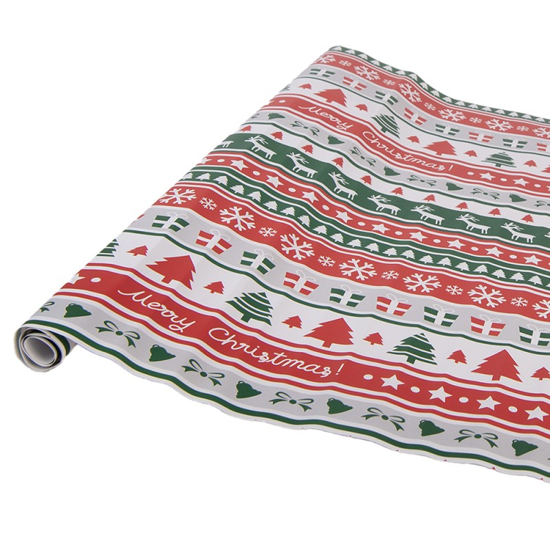 Clayre & Eef Wrapping paper 3 rolls 50x75 cm White Paper