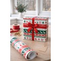 Clayre & Eef Wrapping paper 3 rolls 50x75 cm White Paper