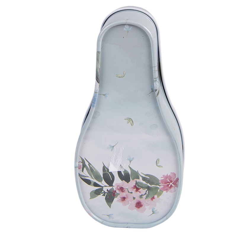 Clayre & Eef Aufbewahrungsdose 14x7x5 cm Blau Metall