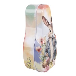 Clayre & Eef Aufbewahrungsdose 14x7x5 cm Braun Metall