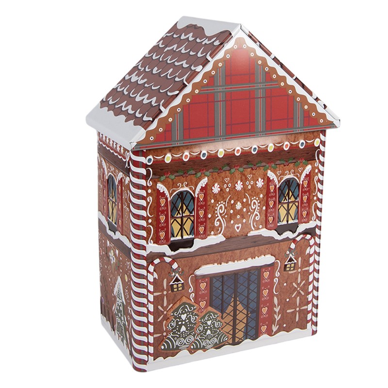 Clayre & Eef Aufbewahrungsdose 14x9x21 cm Braun Metall