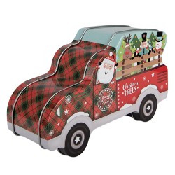 Clayre & Eef Aufbewahrungsdose 19x11x7 cm Rot Metall