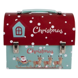 Clayre & Eef Spardosen 17x8x14 cm Grün Metall