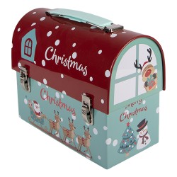 Clayre & Eef Spardosen 17x8x14 cm Grün Metall