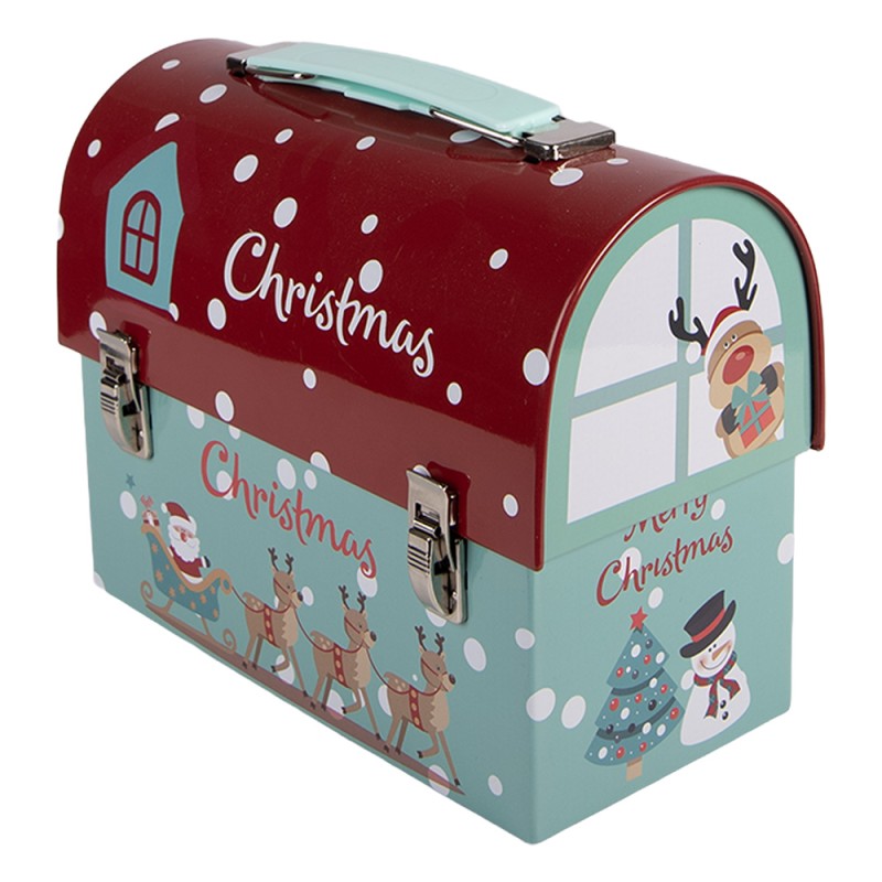 Clayre & Eef Spardosen 17x8x14 cm Grün Metall