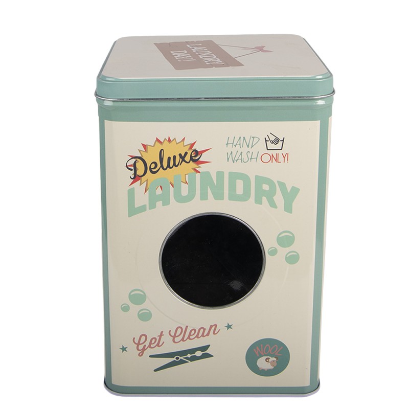 Clayre & Eef Aufbewahrungsdose 15x15x23 cm Beige Metall