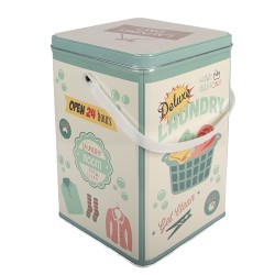 Clayre & Eef Aufbewahrungsdose 15x15x23 cm Beige Metall