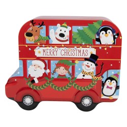 Clayre & Eef Aufbewahrungsdose 19x15x7 cm Rot Metall