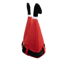 Clayre & Eef Weihnachtsdekoration Weihnachtsmütze 34x40 cm Rot Synthetisch