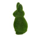 Clayre & Eef Image de décoration Lapin Ø 9x21 cm Vert Plastique