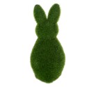 Clayre & Eef Image de décoration Lapin Ø 9x21 cm Vert Plastique