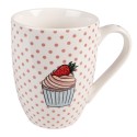Clayre & Eef Mug set de 4 300 ml Rose Porcelaine