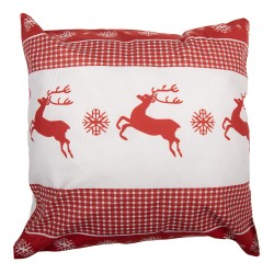 Clayre & Eef Cushion Cover 45x45 cm White Polyester