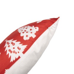 Clayre & Eef Kissenbezug 45x45 cm Rot Polyester