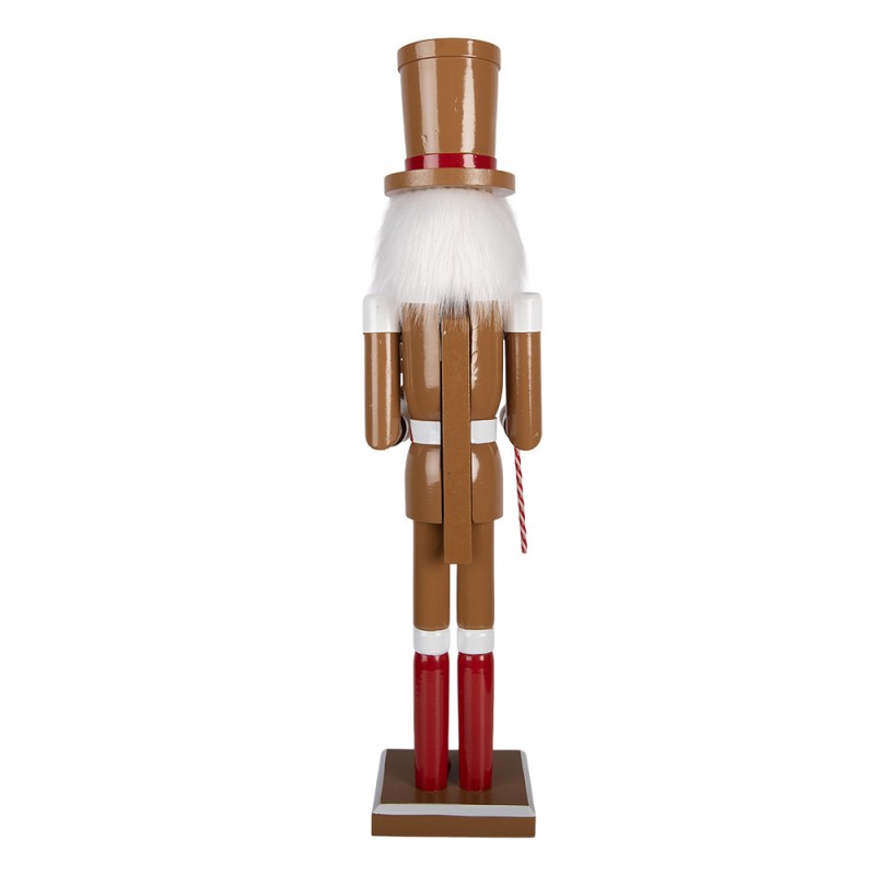 Clayre & Eef Weihnachtsdekorationsfigur Nussknacker Braun Holz
