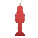 Clayre & Eef Christmas Ornament Nutcracker Red Wood