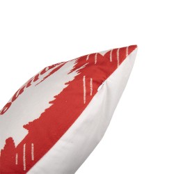 Clayre & Eef Housse de coussin 45x45 cm Rouge Polyester