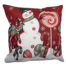 Clayre & Eef Federa per cuscino 45x45 cm Rosso Poliestere